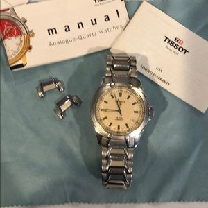 Tissot men’s silver watch